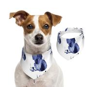 Blues Saxofón Piano Violonchelo Bajo,Pañuelos de algodón para Perros, Bufandas Ajustables para Mascotas,M