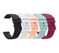 Blueshaweu 18/20/22mm Armbänder Kompatibel mit Hama Smartwatch, Classic Silikon Uhrenarmband für Hama Smartwatch 8900 1,32"/1,43",6910,7010,5010,6010,7000,9000,5000,4000,Arion, 20mm, Silicona, Sin