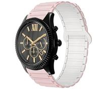 Blueshaweu 18 mm, 20 mm, 22 mm, compatible con el reloj Michael Kors, silicona totalmente magnética, ajustable, compatible con Michael Kors Gen 6 44 mm Bradshaw, MKGO, Runway, Sofie, 22MM, Silicona