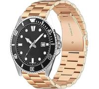 Blueshaweu 18 mm 20 mm 22 mm pulsera compatible con Casio Watch, Classic alta calidad acero inoxidable correa de reloj compatible con Casio MDV106-1AV / MDV107 / F-91W, 20mm, Silicona, No es una