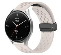 Blueshaweu 18 mm 20 mm Armband Kompatibel Für Hama Smartwatch 8900 1,32 "/8900 1,43", Magnetisch verstellbar Atmungsaktiv Sport Silikon Ersatz Uhrenarmband Kompatibel mit Hama 8900, 18mm, Silicona, No