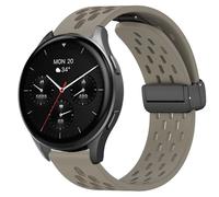 Blueshaweu 18 mm 20 mm Armband Kompatibel Für Hama Smartwatch 8900 1,32 "/8900 1,43", Magnetisch verstellbar Atmungsaktiv Sport Silikon Ersatz Uhrenarmband Kompatibel mit Hama 8900, 18mm, Silicona, No
