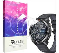 Blueshaweu 3 piezas de cristal templado compatible con Mibro GS Pro 2 Smartwatch, protector de pantalla de cristal templado de alta resolución compatible con Mibro GS Pro 2 (Glass)