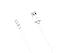 Blueshaweu Cable de carga compatible con Hama Smartwatch 1,65 pulgadas 6010, cable cargador estación de carga para reloj inteligente Hama 6010 (blanco)