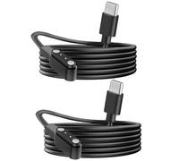 Blueshaweu Cable de carga compatible con reloj inteligente IOWODO 2025 1,43 pulgadas W40, cable cargador estación de carga compatible con reloj inteligente IOWODO W40 (USB C, negro y negro)