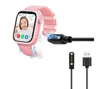 Blueshaweu Cable de carga compatible con reloj inteligente XINGHESF 4G para niños de 1,83 pulgadas, cable de carga para reloj inteligente XINGHESF para niños (negro)