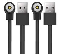 Blueshaweu Cable de carga compatible con UGREEN FineTrack Slim, cable cargador cargador estación de carga compatible con UGREEN FineTrack Slim S/Slim (negro + negro)