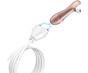 Blueshaweu - Cargador compatible con Satisfyer Pro 2, cable de carga para reloj inteligente USB de 3,3 pies, cable de carga magnético para Satisfyer Pro 2 (blanco)