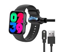 Blueshaweu Cargador magnético compatible con PTHTECHUS S80 Smartwatch,Cargador magnético reloj inteligente USB 3,3 ft compatible con PTHTECHUS S80 1,83 pulgadas Smartwatch para niños (Negro)
