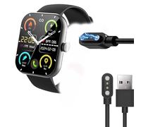 Blueshaweu - Cargador magnético compatible con Y66, cargador magnético y cable para reloj inteligente USB de 3,3 pies, compatible con Zakotu/Coucur Y66 de 1,96 pulgadas, color negro