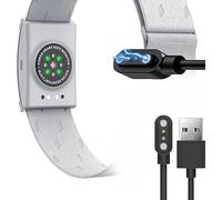 Blueshaweu Compatible con cargador de monitor de frecuencia cardíaca COROS, cable de carga USB magnético de 2 pines, cargador de repuesto compatible con monitor de frecuencia cardíaca COROS (negro)