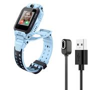 Blueshaweu Compatible con imoo Z7 Kids Smart Watch Charger, cable de carga USB magnético de 2 pines, cargador de repuesto para reloj inteligente Imoo, reloj infantil, teléfono Z7 (negro)