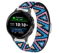 Blueshaweu Compatible Pulsera Compatible con Gar-min Venu 3S 1,2 Pulgadas Smartwatch,Correa Deportiva de Nylon Elásticos,Cierre de acero inoxidable de alta calidad