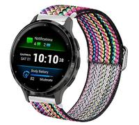 Blueshaweu Compatible Pulsera Compatible con Gar-min Venu 3S 1,2 Pulgadas Smartwatch,Correa Deportiva de Nylon Elásticos,Cierre de acero inoxidable de alta calidad