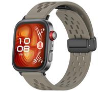 Blueshaweu Correa compatible con Huawei Watch Fit 4, magnética ajustable transpirable de silicona deportiva de repuesto compatible con Huawei Watch Fit 4 Pro, Fit 4, Große, Silicona, No es una piedra