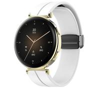 Blueshaweu Correa de 18 mm compatible con Hama Smartwatch 7000 de 1,32 pulgadas, silicona suave, doble magnética, ajustable, compatible con Hama 7000 Smartwatch, Große, Silicona, No es una piedra