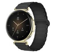 Blueshaweu Correa de 18 mm compatible con Hama Smartwatch 7000 de 1,32 pulgadas, silicona suave, totalmente magnética, ajustable, compatible con Hama 7000 Smartwatch, Große, Silicona, No es una piedra