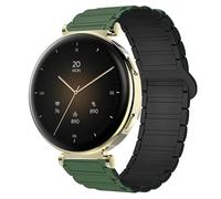 Blueshaweu Correa de 18 mm compatible con Hama Smartwatch 7000 de 1,32 pulgadas, silicona suave, totalmente magnética, ajustable, compatible con Hama 7000 Smartwatch, Große, Silicona, No es una piedra