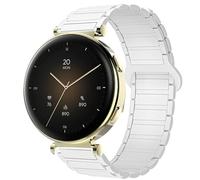 Blueshaweu Correa de 18 mm compatible con Hama Smartwatch 7000 de 1,32 pulgadas, silicona suave, totalmente magnética, ajustable, compatible con Hama 7000 Smartwatch, Große, Silicona, No es una piedra