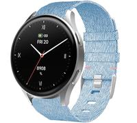 Blueshaweu Correa de 18 mm de 20 mm compatible con Hama Smartwatch 8900 1,32 pulgadas / 8900 1,43 pulgadas, nailon de repuesto para reloj de pulsera compatible con Hama 8900