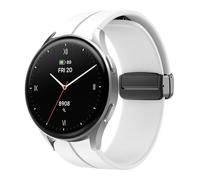 Blueshaweu Correa de 18 mm de 20 mm compatible con Hama Smartwatch 8900 1,32 pulgadas / 8900 de 1,43 pulgadas, silicona suave, doble magnético, ajustable, compatible con reloj inteligente Hama 8900
