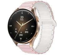 Blueshaweu Correa de 18 mm y 20 mm, compatible con Hama Smartwatch 8900 de 1,32 pulgadas / 8900 de 1,43 pulgadas, silicona suave, totalmente magnética, ajustable, compatible con reloj inteligente Hama