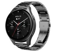 Blueshaweu Correa de 18 mm y 20 mm, compatible con reloj inteligente Hama 8900 de 1,32 pulgadas / 8900 de 1,43 pulgadas, de acero inoxidable clásico, compatible con reloj inteligente Hama 8900, 18mm