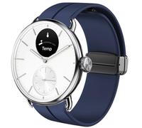 Blueshaweu Correa de 18 mm y 20 mm, compatible con reloj inteligente Withings, silicona suave, doble magnético, ajustable, compatible con ScanWatch 2 38 mm/ScanWatch 2 42 mm