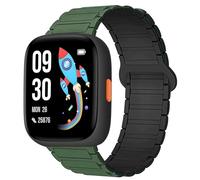 Blueshaweu Correa de 22 mm compatible con Biggerfive Brave 2 Smartwatch Niños, Silicona Suave Totalmente Magnética Ajustable Correa de Reloj Compatible con Biggerfive Smartwatch Niños BW01, BW02