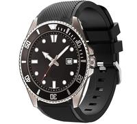 Blueshaweu Correa de 22 mm compatible con Casio Watch, correa de repuesto de silicona deportiva compatible con Casio MDV106-1AV / MDV107 / MTP-VD01, Große, Silicona, No es una piedra preciosa