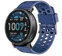 Blueshaweu Correa de 22 mm compatible con reloj inteligente Amazfit Active Max de 1,5 pulgadas, correa de repuesto de silicona deportiva compatible con Amazfit T-Rex 3, Bip 6, Balance, Balance 2