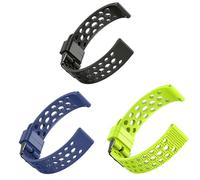 Blueshaweu Correa de 22 mm compatible con reloj inteligente Amazfit Active Max de 1,5 pulgadas, correa de repuesto de silicona deportiva compatible con Amazfit T-Rex 3, Bip 6, Balance, Balance 2