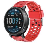 Blueshaweu Correa de 22 mm compatible con reloj inteligente Amazfit Active Max de 1,5 pulgadas, correa de repuesto de silicona deportiva compatible con Amazfit T-Rex 3, Bip 6, Balance, Balance 2