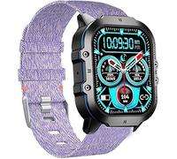 Blueshaweu Correa de repuesto compatible con reloj inteligente OUKITEL de 22 mm, tela tejida de nailon transpirable, compatible con reloj inteligente OUKITEL BT10, BT20, BT80, BT101, BT103, 22mm