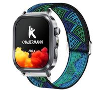 Blueshaweu Correa de repuesto de 18 mm, 20 mm, 22 mm, compatible con reloj inteligente Knauermann, suave y elástica, compatible con Knauermann PRO 4 ECKIG/RUND, LITE 4, PRO 4 MINI, 18mm, Nailon, Sin
