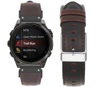 Blueshaweu Correa de repuesto de 20 mm, 22 mm, 26 mm, compatible con Garmin Fenix 8, Quickfit de piel clásica, compatible con Garmin Fenix 8 43 mm/47 mm/51 mm, etc.