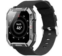 Blueshaweu Correa de repuesto para reloj inteligente Blackview de 20 mm, 22 mm, tela tejida de nailon transpirable, compatible con IOWODO/Blackview W60, W20, IOWODO/Blackview R30 Pro, R50 Pro
