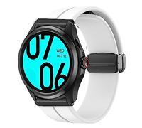 Blueshaweu Correa de repuesto para reloj inteligente TicWatch de 20 mm, 22 mm, 24 mm, silicona suave, hebilla magnética, compatible con Ticwatch Atlas, Pro 5 Enduro, Pro 5, Pro 3 Ultra, etc., 24mm