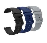 Blueshaweu Correas de 18 mm compatibles con reloj inteligente TCL MOVETIME MT48 - 4G, correa de silicona clásica para reloj inteligente TCL MOVETIME MT48, Große, Nailon, Sin piedra preciosa