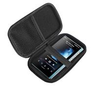 Blueshaweu Funda para reproductor de MP3/MP4 compatible con reproductor de música JadeAudio/FiiO JM21 Hi-Res - Funda protectora con espacio para auriculares, cable USB y tarjeta de memoria