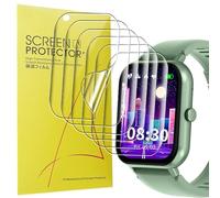 Blueshaweu JUBUNRER ZL54CL - Protector de pantalla compatible con reloj inteligente JUBUNRER para niños de 1,37" ZL54CL, HD, transparente, flexible, protector de pantalla [6 unidades] para reloj