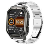 Blueshaweu Metal compatible con KOSPET Tank M3 Reloj,Correa de acero inoxidable compatible con pulsera KOSPET Tank M3 1.96" Pulgadas Smart Watch