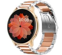 Blueshaweu Onetuo Pulsera compatible con reloj inteligente TUYOMA de 1,28 pulgadas, clásico de acero inoxidable para reloj inteligente TUYOMA LW36