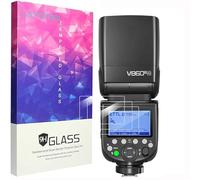 Blueshaweu Protector de pantalla compatible con GODOX V860III, dureza 9H, protector de pantalla [3 unidades] compatible con Godox V1, V850III, V860III, TT685II flash (HD)