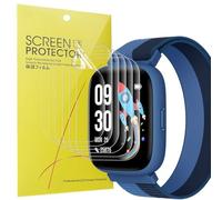Blueshaweu Protector de pantalla compatible con reloj inteligente Biggerfive Brave 2 de 1,8 pulgadas, HD transparente, flexible, protector de pantalla de TPU [6 unidades] compatible con reloj