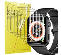 Blueshaweu Protector de pantalla compatible con reloj inteligente FeipuQu R30 Pro de 1,83 pulgadas, HD, transparente, flexible, protector de pantalla de TPU [6 unidades] para reloj inteligente FeipuQu