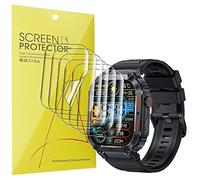 Blueshaweu Protector de pantalla compatible con reloj inteligente GaWear para hombre de 1.96 pulgadas, HD, protector de pantalla [6 unidades] para reloj inteligente EIGIIS K57Pro,GaWear K57 (HD)