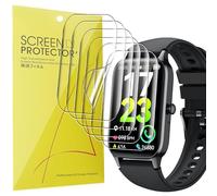 Blueshaweu Protector de pantalla compatible con reloj inteligente Soudorv P97 de 1,57 pulgadas, HD, transparente, flexible, TPU, protector de pantalla [6 unidades] compatible con reloj inteligente