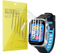 Blueshaweu Protector de pantalla compatible con reloj inteligente VTech KidiZoom DX4, paquete de 6, película transparente de TPU de cobertura completa compatible con VTech KidiZoom Smartwatch DX4