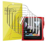 Blueshaweu Protector de pantalla compatible con SHANLING M0 Pro MP3, [6 unidades] película transparente de TPU de cobertura completa compatible con SHANLING M0 Pro reproductor de MP3 de 1.54 pulgadas